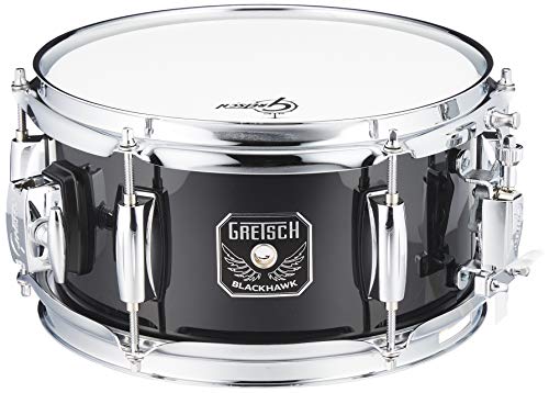 Gretsch SD Snare Drum, Full Range, Black Hawk Mighty Mini, schwarz, chrome Hardware, 10 x 5,5", BH-5510-BK von Gretsch