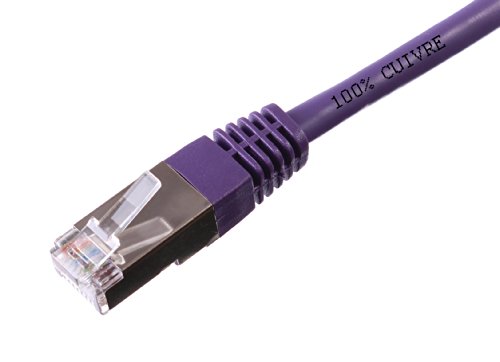 Griff 'LAN 23721 Ethernet-Kabel, RJ45, 1 m, Violett von Griff'lan