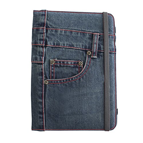 APPROX ca. Denim Case mit integriertem Ständer für 9 bis 25,4 cm Tablet – Blau von Griffin