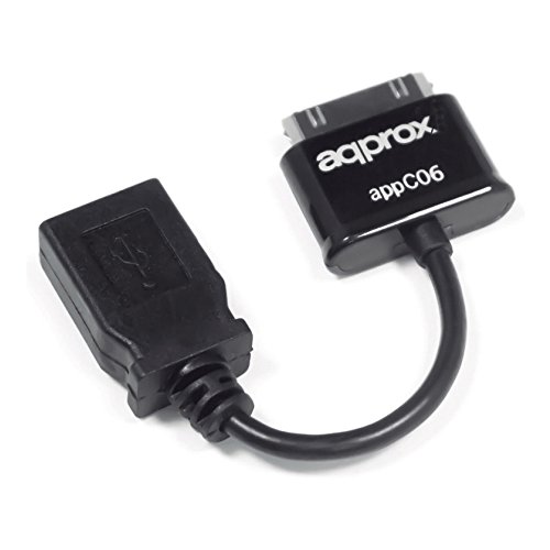 APPROX ca. appc06 30pin USB-Adapter für Samsung Galaxy Tab 3, Schwarz von Griffin