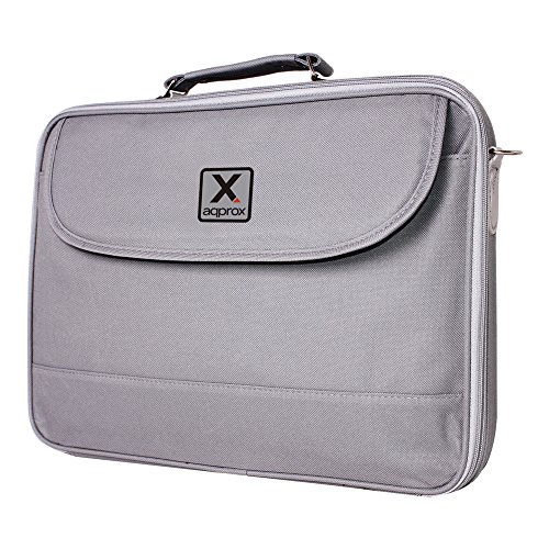 Approx APPNB15G Tasche für 39,6°cm (15,6 Zoll) große Notebooks, aus Nylon, Grau von Griffin