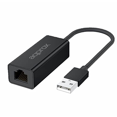 Approx Adapter USB-A 3.0 auf RJ-45, schnelle Übertragung bis zu 2,5 Gbit/s, 17 cm Kabel von Griffin
