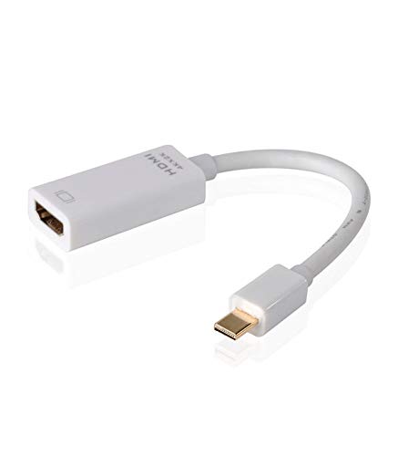 Approx appc12 V2 Videokabel-Adapter – Videokabel-Adapter (Mini DisplayPort, HDMI, männlich, weiblich, weiß, 1920 x 1080 Pixel) von Griffin