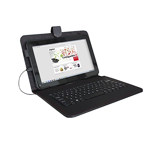 Approx appipck04 9.7 "Klappetui Schwarz Für Tablet – Schutzhüllen für Tablet (Tasche, Universal, 24,6 cm (9,7), Tastatur, 432 g, schwarz) von Griffin