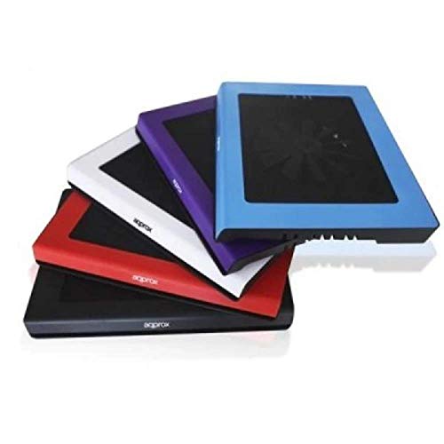 Approx appnbc06 15.6 "1500tr/min schwarz, blau Kühlsystem für Laptops – Systeme Kühler für Notebooks (39,6 cm (15.6), 1 Stück (S), 14 cm, 750 U/min, 1500 U/min, schwarz, blau) von Griffin