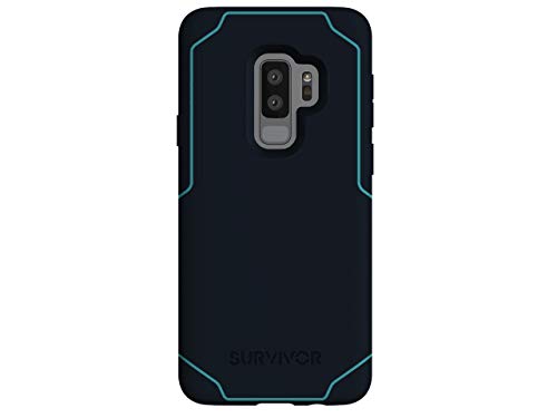 Griffin, Samsung Galaxy S9 + Schutzhülle, Survivor stark, Slim Cover, Drop geschützt, Qi Aufladen kompatibel, Navy/Coral Blue von Griffin