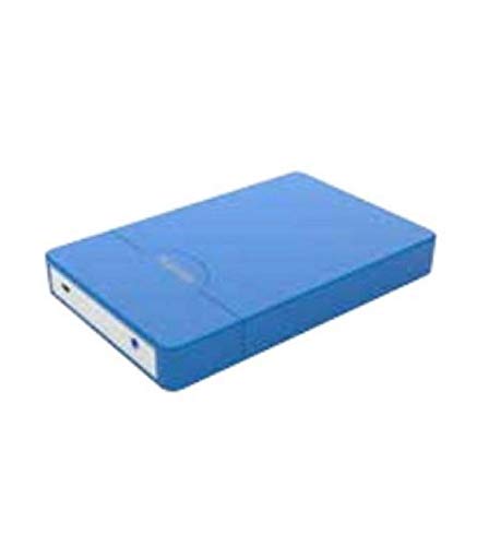Griffin Approx Festplattengehäuse (6,35 cm (2,5 Zoll), schraublos, USB 2.0, Hellblau von Griffin