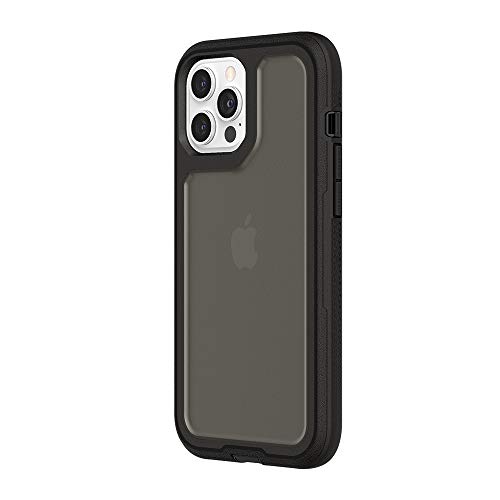 Griffin Survivor Extreme Case Hülle nach Militärstandard für Apple iPhone 12 Pro Max (6,7") [Extrem robust I 4,9m Sturzfest I Stoßdämpfende Ecken I Qi kompatible Handyhülle] (schwarz) GIP-061-BLK von Griffin