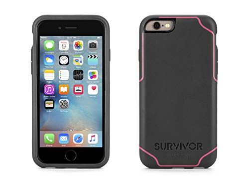 Griffin Survivor Journey Schutzhülle Case für Apple iPhone 6/6s - Anthrazit/Pink von Griffin