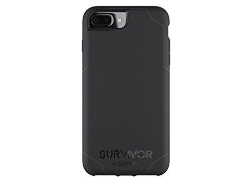 Griffin Survivor Journey Schutzhülle Case für Apple iPhone 7+/7+ Dual/6s+/6+ - Schwarz/Anthrazit von Griffin