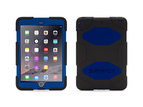 Griffin Survivor Schutzhülle für iPad mini /2/3 - schwarz/blau/schwarz von Griffin