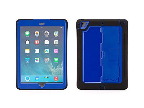 Griffin Survivor Slim Schutzhülle Case für Apple iPad Air - Schwarz/Blau von Griffin