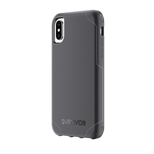 Griffin Survivor Strong Schutzhülle Apple iPhone Xs / X - schwarz/grau [Militärstandard I Extrem robust I Ultra-schlank] - TA43986 von Griffin