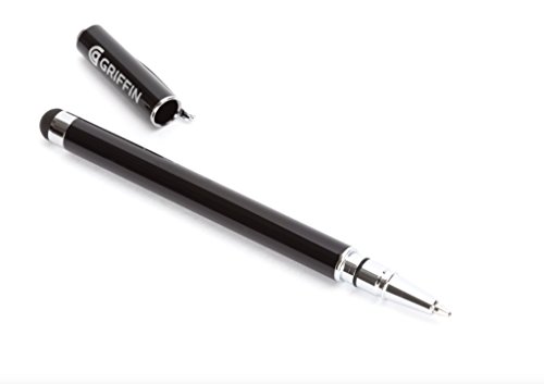 Griffin Technology GC16059 Kapazitiver Displaystift - Stylus + Pen + inkl.Kugelschreiber intergriert - schwarz von Griffin