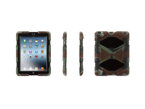 Griffin gb35786 Bezug Camouflage – Schutzhüllen für Tablet (Tasche, Apple, iPad 2 & iPad 3, 431 G, Camouflage) von Griffin