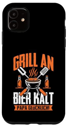 Grill Bier Papa Vatertag Familie Papa Grillen Für Männer Hülle für iPhone 11 Grill Bier Papa Vatertag Familie Papa Grillen Für Männer Hülle für iPhone 11 von Grill Bier Papa Vatertag Geschenkidee Familie