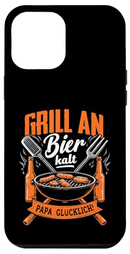 Grill Bier Papa Vatertag Familie Papa Grillen Für Männer Hülle für iPhone 12 Pro Max von Grill Bier Papa Vatertag Geschenkidee Familie