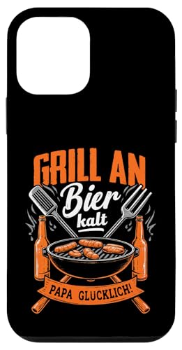 Grill Bier Papa Vatertag Familie Papa Grillen Für Männer Hülle für iPhone 12 mini von Grill Bier Papa Vatertag Geschenkidee Familie