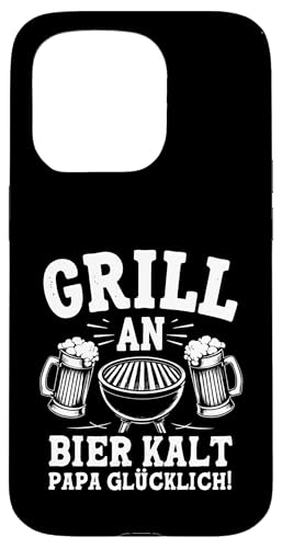 Grill Bier Papa Vatertag Familie Papa Grillen Für Männer Hülle für iPhone 15 Pro von Grill Bier Papa Vatertag Geschenkidee Familie