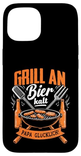 Grill Bier Papa Vatertag Familie Papa Grillen Für Männer Hülle für iPhone 15 Grill Bier Papa Vatertag Familie Papa Grillen Für Männer Hülle für iPhone 15 von Grill Bier Papa Vatertag Geschenkidee Familie