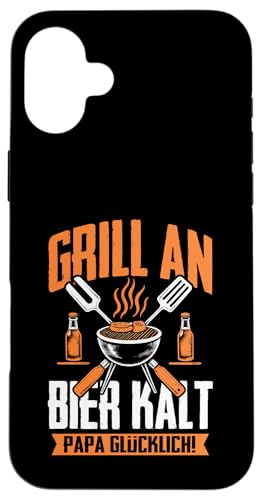 Grill Bier Papa Vatertag Familie Papa Grillen Für Männer Hülle für iPhone 16 Plus Grill Bier Papa Vatertag Familie Papa Grillen Für Männer Hülle für iPhone 16 Plus von Grill Bier Papa Vatertag Geschenkidee Familie