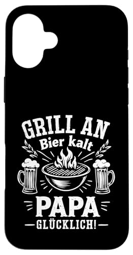 Grill Bier Papa Vatertag Familie Papa Grillen Für Männer Hülle für iPhone 16 Plus von Grill Bier Papa Vatertag Geschenkidee Familie