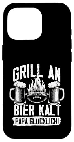 Grill Bier Papa Vatertag Familie Papa Grillen Für Männer Hülle für iPhone 16 Pro Grill Bier Papa Vatertag Familie Papa Grillen Für Männer Hülle für iPhone 16 Pro von Grill Bier Papa Vatertag Geschenkidee Familie