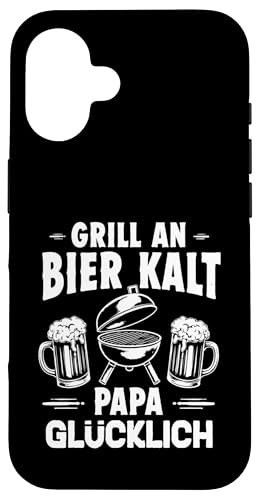 Grill Bier Papa Vatertag Familie Papa Grillen Für Männer Hülle für iPhone 16 Grill Bier Papa Vatertag Familie Papa Grillen Für Männer Hülle für iPhone 16 von Grill Bier Papa Vatertag Geschenkidee Familie