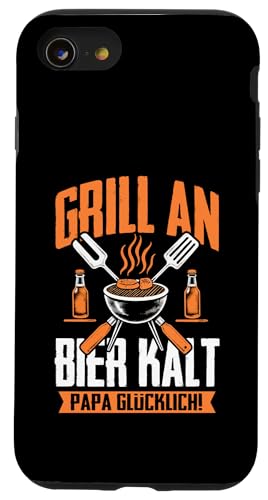 Grill Bier Papa Vatertag Familie Papa Grillen Für Männer Hülle für iPhone SE (2020) / 7 / 8 von Grill Bier Papa Vatertag Geschenkidee Familie