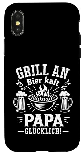 Grill Bier Papa Vatertag Familie Papa Grillen Für Männer Hülle für iPhone X/XS Grill Bier Papa Vatertag Familie Papa Grillen Für Männer Hülle für iPhone X/XS von Grill Bier Papa Vatertag Geschenkidee Familie