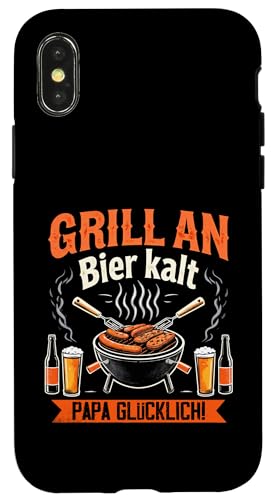 Grill Bier Papa Vatertag Familie Papa Grillen Für Männer Hülle für iPhone X/XS Grill Bier Papa Vatertag Familie Papa Grillen Für Männer Hülle für iPhone X/XS von Grill Bier Papa Vatertag Geschenkidee Familie