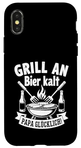 Grill Bier Papa Vatertag Familie Papa Grillen Für Männer Hülle für iPhone X/XS Grill Bier Papa Vatertag Familie Papa Grillen Für Männer Hülle für iPhone X/XS von Grill Bier Papa Vatertag Geschenkidee Familie