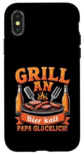 Grill Bier Papa Vatertag Familie Papa Grillen Für Männer Hülle für iPhone X/XS Grill Bier Papa Vatertag Familie Papa Grillen Für Männer Hülle für iPhone X/XS von Grill Bier Papa Vatertag Geschenkidee Familie