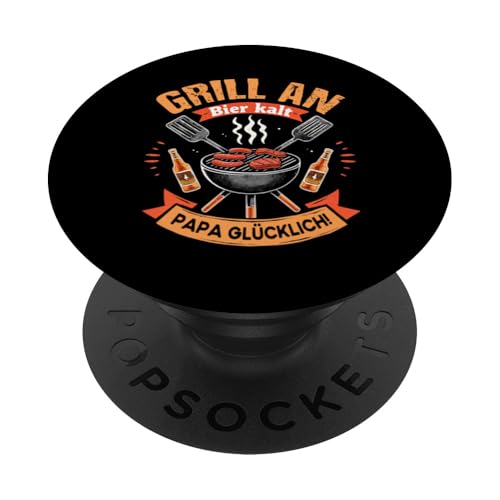 Grill Bier Papa Vatertag Familie Papa Grillen Für Männer PopSockets Klebender PopGrip Grill Bier Papa Vatertag Familie Papa Grillen Für Männer PopSockets Klebender PopGrip von Grill Bier Papa Vatertag Geschenkidee Familie