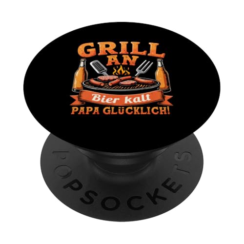 Grill Bier Papa Vatertag Familie Papa Grillen Für Männer PopSockets Klebender PopGrip Grill Bier Papa Vatertag Familie Papa Grillen Für Männer PopSockets Klebender PopGrip von Grill Bier Papa Vatertag Geschenkidee Familie