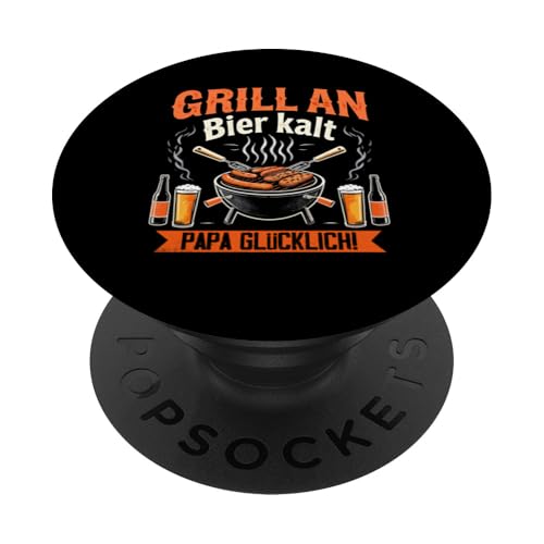 Grill Bier Papa Vatertag Familie Papa Grillen Für Männer PopSockets Klebender PopGrip Grill Bier Papa Vatertag Familie Papa Grillen Für Männer PopSockets Klebender PopGrip von Grill Bier Papa Vatertag Geschenkidee Familie