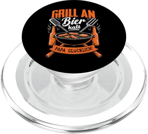 Grill Bier Papa Vatertag Familie Papa Grillen Für Männer PopSockets PopGrip für MagSafe Grill Bier Papa Vatertag Familie Papa Grillen Für Männer PopSockets PopGrip für MagSafe von Grill Bier Papa Vatertag Geschenkidee Familie