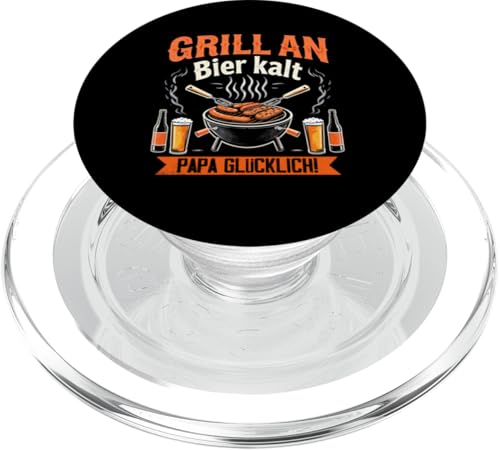 Grill Bier Papa Vatertag Familie Papa Grillen Für Männer PopSockets PopGrip für MagSafe Grill Bier Papa Vatertag Familie Papa Grillen Für Männer PopSockets PopGrip für MagSafe von Grill Bier Papa Vatertag Geschenkidee Familie