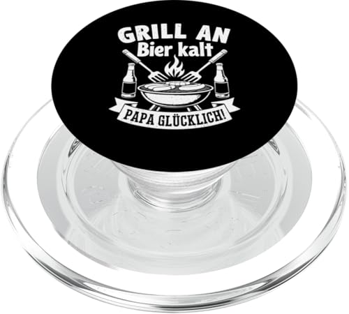 Grill Bier Papa Vatertag Familie Papa Grillen Für Männer PopSockets PopGrip für MagSafe Grill Bier Papa Vatertag Familie Papa Grillen Für Männer PopSockets PopGrip für MagSafe von Grill Bier Papa Vatertag Geschenkidee Familie