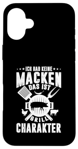 Grill Charakter Papa Vatertag Spruch Für Männer Humor Hülle für iPhone 16 Plus von Grill Charakter Papa Vatertag Geschenk Humor