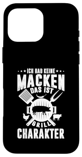 Grill Charakter Papa Vatertag Spruch Für Männer Humor Hülle für iPhone 16 Pro Max von Grill Charakter Papa Vatertag Geschenk Humor