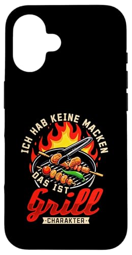 Grill Charakter Papa Vatertag Spruch Für Männer Humor Hülle für iPhone 16 Grill Charakter Papa Vatertag Spruch Für Männer Humor Hülle für iPhone 16 von Grill Charakter Papa Vatertag Geschenk Humor