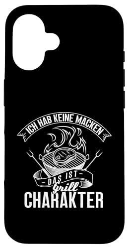 Grill Charakter Papa Vatertag Spruch Für Männer Humor Hülle für iPhone 16 Grill Charakter Papa Vatertag Spruch Für Männer Humor Hülle für iPhone 16 von Grill Charakter Papa Vatertag Geschenk Humor
