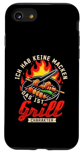 Grill Charakter Papa Vatertag Spruch Für Männer Humor Hülle für iPhone SE (2020) / 7 / 8 von Grill Charakter Papa Vatertag Geschenk Humor