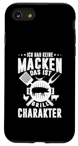 Grill Charakter Papa Vatertag Spruch Für Männer Humor Hülle für iPhone SE (2020) / 7 / 8 von Grill Charakter Papa Vatertag Geschenk Humor
