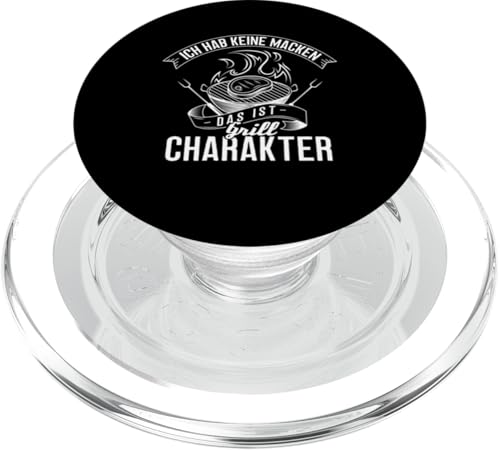 Grill Charakter Papa Vatertag Spruch Für Männer Humor PopSockets PopGrip für MagSafe von Grill Charakter Papa Vatertag Geschenk Humor