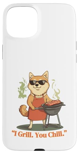 I Grill. You Chill. Shiba BBQ Vibes Hülle für iPhone 15 Plus I Grill. You Chill. Shiba BBQ Vibes Hülle für iPhone 15 Plus von Grill Dad Animal Club