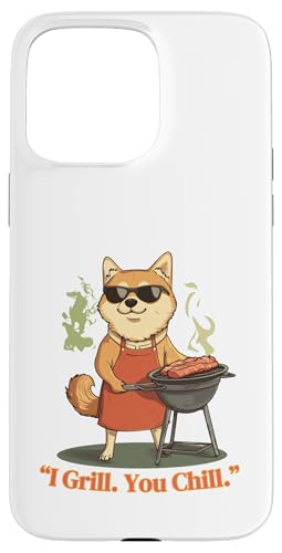 I Grill. You Chill. Shiba BBQ Vibes Hülle für iPhone 15 Pro Max I Grill. You Chill. Shiba BBQ Vibes Hülle für iPhone 15 Pro Max von Grill Dad Animal Club