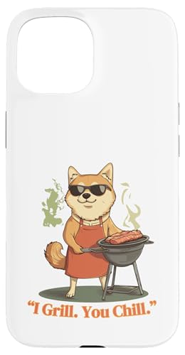I Grill. You Chill. Shiba BBQ Vibes Hülle für iPhone 15 I Grill. You Chill. Shiba BBQ Vibes Hülle für iPhone 15 von Grill Dad Animal Club