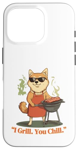 I Grill. You Chill. Shiba BBQ Vibes Hülle für iPhone 16 Pro I Grill. You Chill. Shiba BBQ Vibes Hülle für iPhone 16 Pro von Grill Dad Animal Club